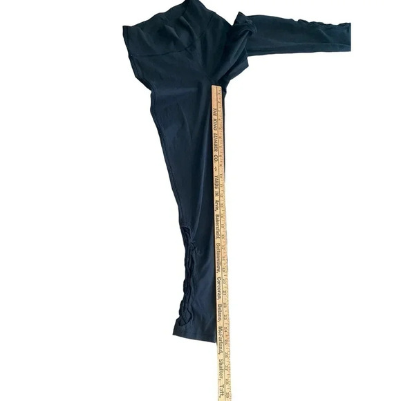 Lululemon Womens Align High Rise Ruched Waist Cropped Legging Size 4 - Picture 3 of 5